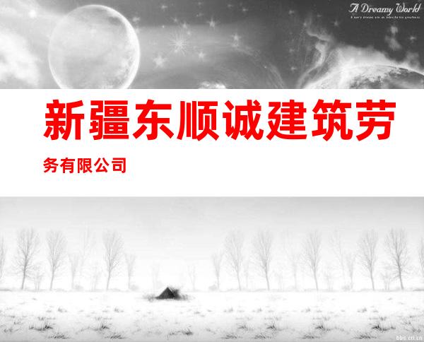 新疆东顺诚建筑劳务有限公司